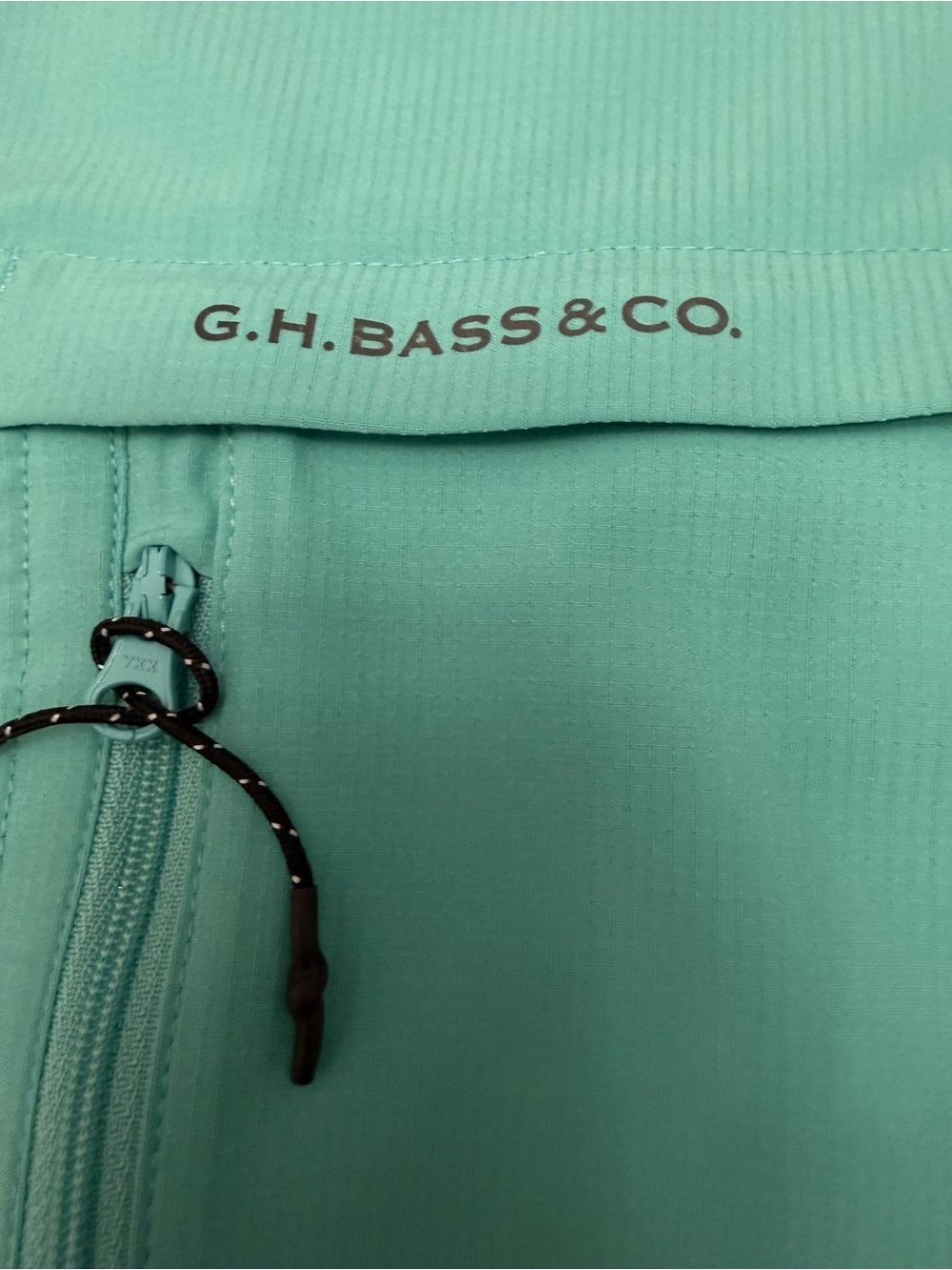 G.H. Bass & Co Mens XXL Button Front Shirt Blue Aqua Stretch Performance - Picture 4 of 8
